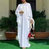Plus -Size -Kleider losen Dubai Abata Muslim Kleid Frauen 2021 Afrikanische Frau Langes Maxi -Robe Femme Vestiods Casual Pullover
