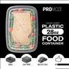 Disposable Lunch Box With LidDisposable Dinnerware Meal Prep 750Ml Plastic Takeaway Food Container Microwave Ft7J Drop Delivery 209768216