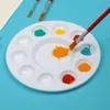 Palettes de plateau de peinture en plastique pour enfants étudiants à peindre sur un projet scolaire ou des fournitures d'artisanat de classe d'art KDJK2207