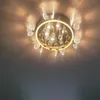 Kryształowe żyrandole Salon Reflektor Nordic Proste Nowoczesne Wnętrze LED Sufit Nowe Motyl Kwiat Sufitowy Lampy