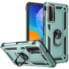 Armor Phone Cases For Huawei P Smart 2019 2020 2021 P30 P40 Lite Mate 30 40 Pro Plus Car Magnetic Holder Cover Ring Bracket