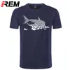 Дайвинг-рыба-дайвер-дайвер маска танк забавный день рождения подарок футболка для футболки Cool Casual Pride Men Unisex Fashion Tshirt 220520