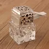 Exquisite Cube Auto Parfüm Flasche Ätherische Öle Diffusoren Automobil Klimaanlage Vent Clip Lufterfrischer Leere Glas Decorati6005688