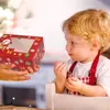 Geschenkpapier 12 Stück Weihnachtsthema Keksbox Kraftpapier Süßigkeitenboxen Lebensmittelverpackung für Home Party Kinder Geschenke W6B1Gift