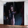 Perde Drapes 1set Film Stranger-Things Oturma Odası Su Geçirmez Pod Özelleştirilmiş PO Polyester Decorcurtain