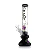11.9-inch Straight Tube Glass Hookah Bong with Dome Perc, Diffused Downstem, 14mm Female Joint