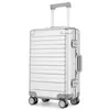 Chariot à main de fileur de valise en aluminium de pouce de conte de voyage sur des roues J220708 J220708