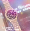 Top marque Bee femmes diamants bague montres 40mm mouvement à Quartz femme horloge montre en acier inoxydable Hardex verre importé cristal