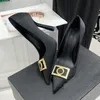 2022 nouveau printemps automne femmes Sexy haut talon aiguille pompe chaussures de luxe concepteur élégant bout pointu sans lacet parti chaussures de mariage