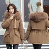 Women's Down Parkas Jacka Women Cotton Coat Long Cotton Padded Clothes Winter 2022 Loose LDY817 Luci22