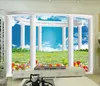 HD 3D Papier peint Mural Ballon Paysage Stickers muraux Fonds d'écran Muraux muraux pour enfants Salon Chambre à coucher Chambre à coucher Salle de télévision TV Décoration de fond