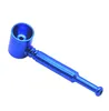 The latest 9.1cm metal pipe aluminum alloy detachable pipe, color many kinds of style selection, support custom LOGO