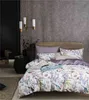 Multic Color Leaf Birds Print Bedding Set Luxury Egyptian Cotton Soft Queen King Size Sets Bed Sheet Duvet Cover Set