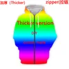 Tessffel custom made DIY customize Unisex Casual Tracksuit Harajuku 3DfullPrint Zipper Hoodies Sweatshirt Jacket Mens Womens 220706