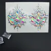 3D Cristal Glitter Jewels Tatuagem Adesivo Mulheres Moda Peito Corpo Gems Gypsy Festival Adorno Partido Maquiagem Beleza Adesivos