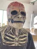 Gruselige Walking Dead Zombie-Kopf-Totenkopf-Totenmaske aus Latex, gruseliges Halloween-Kostüm, Party, Cosplay, Horror, blutig, Requisiten für Erwachsene, Vollgesicht 27287831