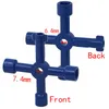 Foro quadrato della valvola del contatore dell'acqua dell'elevatore della chiave triangolare dell'armadio di controllo elettrico multifunzionale degli strumenti comuni di alta qualità