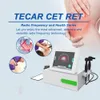 Hälso -prylar Portable Muscle Recovery Tecar Therapy Ret Cet Skin Treatment Rf Pain Relief High Frequence Face Lyft Fett Reduction Skin Beauty Equipment