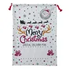 50 * 70 cm Decorazioni regalo di Natale Santa Sacks Decorazioni per camere Canves Coulisstring Grande sacchetto di stoccaggio per il regalo per bambini