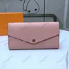 Portafogli Portafoglio borsa di design Portamonete lungo fermacarte Portamonete da donna classico moda tinta unita portacarte fiore