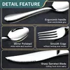 Premium roestvrijstalen bestek set inclusief vork lepel en mes