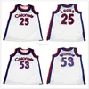 Nikivip Maurice Lucas #25 Artis Gilmore #53 Kentucky Colonels Retro Basketball Jersey Men Custom Custom Custom Dowolne Nazwa Koszulki