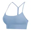 LU-19 Fitness Yoga Reggiseno per donna Push Up Solid Backless Corsa Palestra Allenamento Crop Top Allenamento sportivo Femme Biancheria intima imbottita Donna