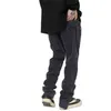 2021 Cool Design Ankle Zipper Retro Washed Men Pencil Jeans Trousers Hip Hop Streetwear Black Cotton Denim Pants Pantni Uomo T220803