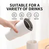 Tasses de gobelet de thermos de vide d'acier inoxydable de 30 onces avec le couvercle de curseur isolé tasse de café de voyage étanche tasse d'eau bouteille de bière