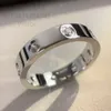 8 diamanten 18K 3,6 mm liefdesring V goud materiaal zal nooit vervagen smalle ring luxe merk officiële reproducties met toonbank paar ringen prachtig cadeau