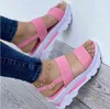 Storlek 36-43 2022 Nya Sandaler Kvinnor Sommar Flip Flops Outdoor Casual Platform Sandals Ladies Plus Size Wedges Beach Sandalias Y220409