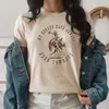 Camiseta feminina rodeo cowgirl slogan camise