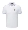 Angers SCO Herren- und Damen-POLO-Shirt aus Seidenbrokat, kurzärmeliges Sport-Revers-T-Shirt. Das Logo kann individuell angepasst werden
