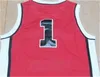 Men Movie Movie Sunset Park 1 Shawty Basketball Jersey Red Команда Цвет