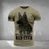 Men's T-Shirts Dog German Shepherd Doberman Pit Bull Boxer 3D Printed High Quality Milk Fiber T-shirt Round Neck Men Female Casual Tops-5Men