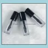 0,8 ml mini limpo vazio vazio rímel tubo cílio creme de frasco líquido amostra de garrafa líquida recipiente cosmético com tampa preta interna à prova de vazamento SN1976 Drop de