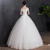 Andra br￶llopskl￤nningar fr￥n axelkl￤nningen 2022 L￤ttapplikationer P￤rlor Lace Fashion grossist Simple Bride Vestidos de Novia