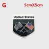 Decorazione per feste Lega di alluminio USA Stati Uniti Bandiera americana Adesivo Logo Car Auto Sport Badge Emblema cromato Decalcomanie Car Styling