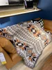 Filtar Style Geometric Plaid på soffan Casual Camping Throw Filt varm soffa täcker amerikansk retro tapestry heminredning
