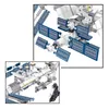 Blocs 876pcs Idées International Space Station Blocaux de construction Kit Bricks Classic Movie Model Kids Toys Boys Toy Enfants Gift T230103