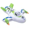 Gonfiabile gioco d'acqua per bambini nuotare piscina sedile anello giocattolo aereo aereo in pvc con divertimento in acqua lotta estate spiaggia nuoto tubi materasso chileren galleggia