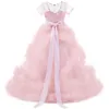 Kids' Party Wear Girls White Wedding Gowns Baby Princess Dress Children Ball Dresses Gown