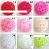 10 pollici di seta da sposa Pomander Kissing Ball sfera di fiori decora fiore fiore artificiale per la decorazione del mercato del giardino di nozze