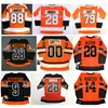 Maillot de hockey Owen Tippett Joel Farabee 00 Gritty 13 Kevin Hayes Provorov Sean Couturier RON HEXTALL 89 Cam Atkinson 51 Derrick Pouliot