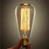 E27 220V 40W Retro Edison Ampul ipek karbon filament lamba ampul tungsten filament ampul akkor lamba çubuğu pencere dekorasyonu h220428