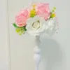 26 cm de mesa de casamento artificial de bola de flores centrais Ornamento de buquê para decoração de festa em casa 4 pcs