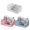 Förvaringslådor Bins Makeup Organizer Smycken Box för kosmetik Tjej Plastpapper Låda Containers Office