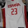 Nikivip Real Pictures 2019ワールドカップバスケットボールスペインスペインエスパナジャージ23 LLULLカスタムジャージーバスケットボールジャージー任意のサイズ