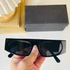 2022 New Eyewear Sunglasses Women Metal letter Connecting logo Brand Designer Hip Hop Rectangle Sun Glasses Female futuristic Club Polarized Glasses