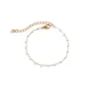 Minimalism Boho Gold Color Copper Chain Bracelets for Women Thin Link Crystal Beaded Hand Jewelry Gift Pulseras Mujer